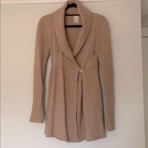 Talula camel wrap sweater